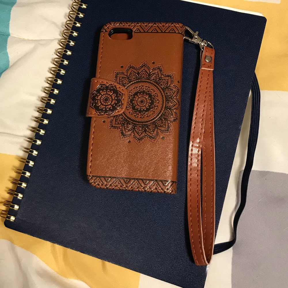 Mandala iPhone SE, 5, 5s Wallet Phone Case